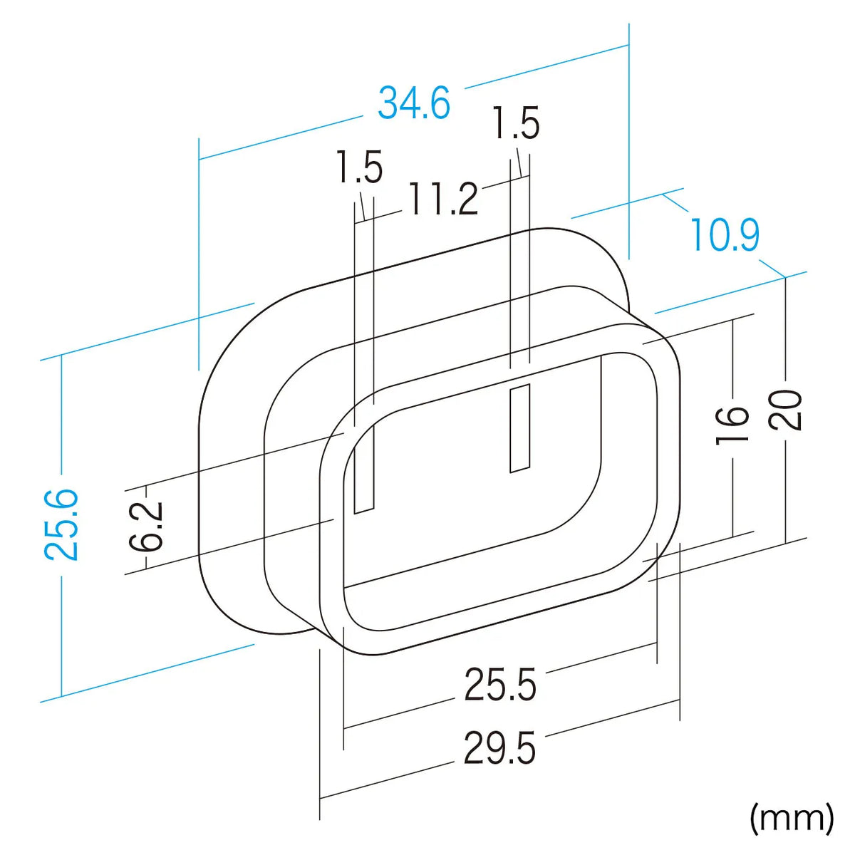 Plug safety cover TAP-PSC1NBK
