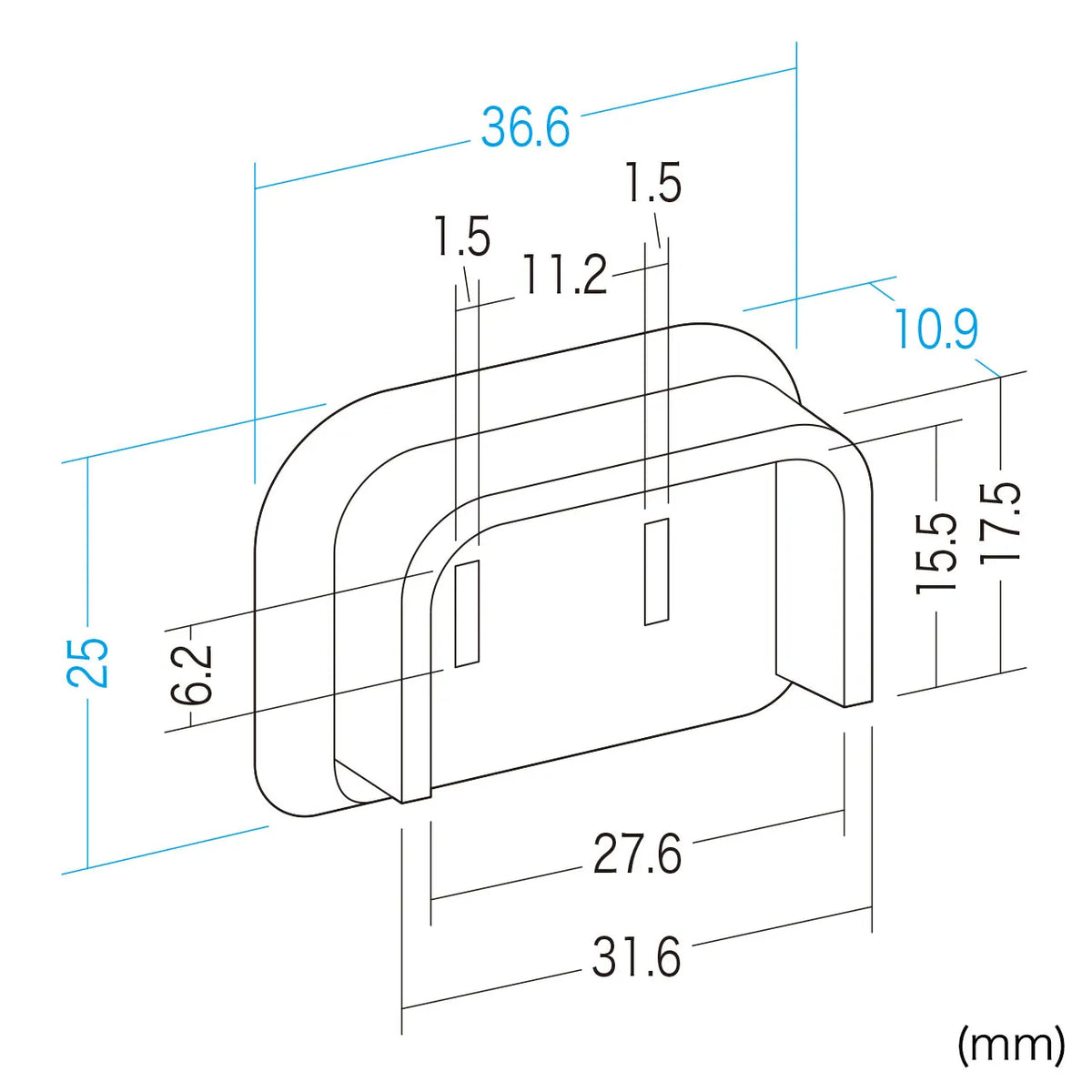 Plug safety cover TAP-PSC2N50