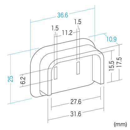 Plug safety cover TAP-PSC2NBK