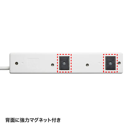PC-compatible power strip (IC memory type) TAP-RE34M-2