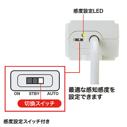 PC-compatible power strip TAP-RE4MN