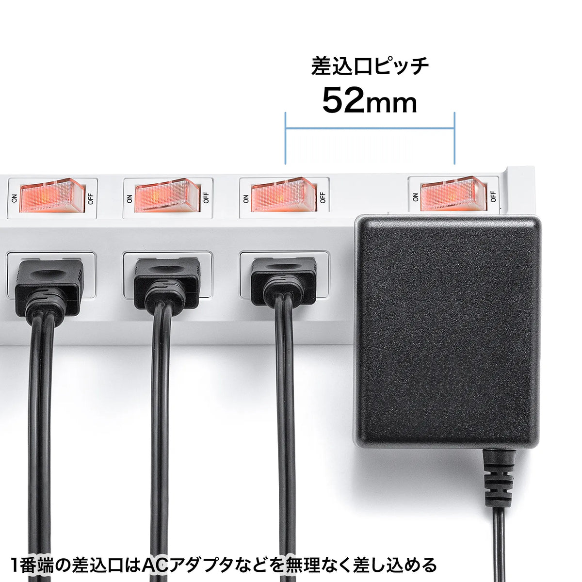 Power saving power strip TAP-S30-1W