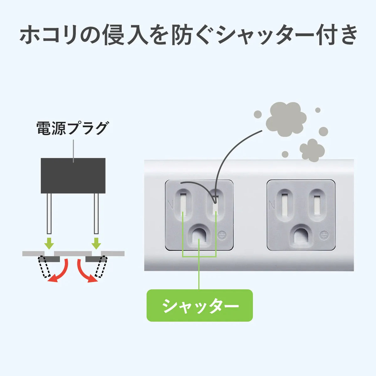 シャッタータップ TAP-SH3425MGSW