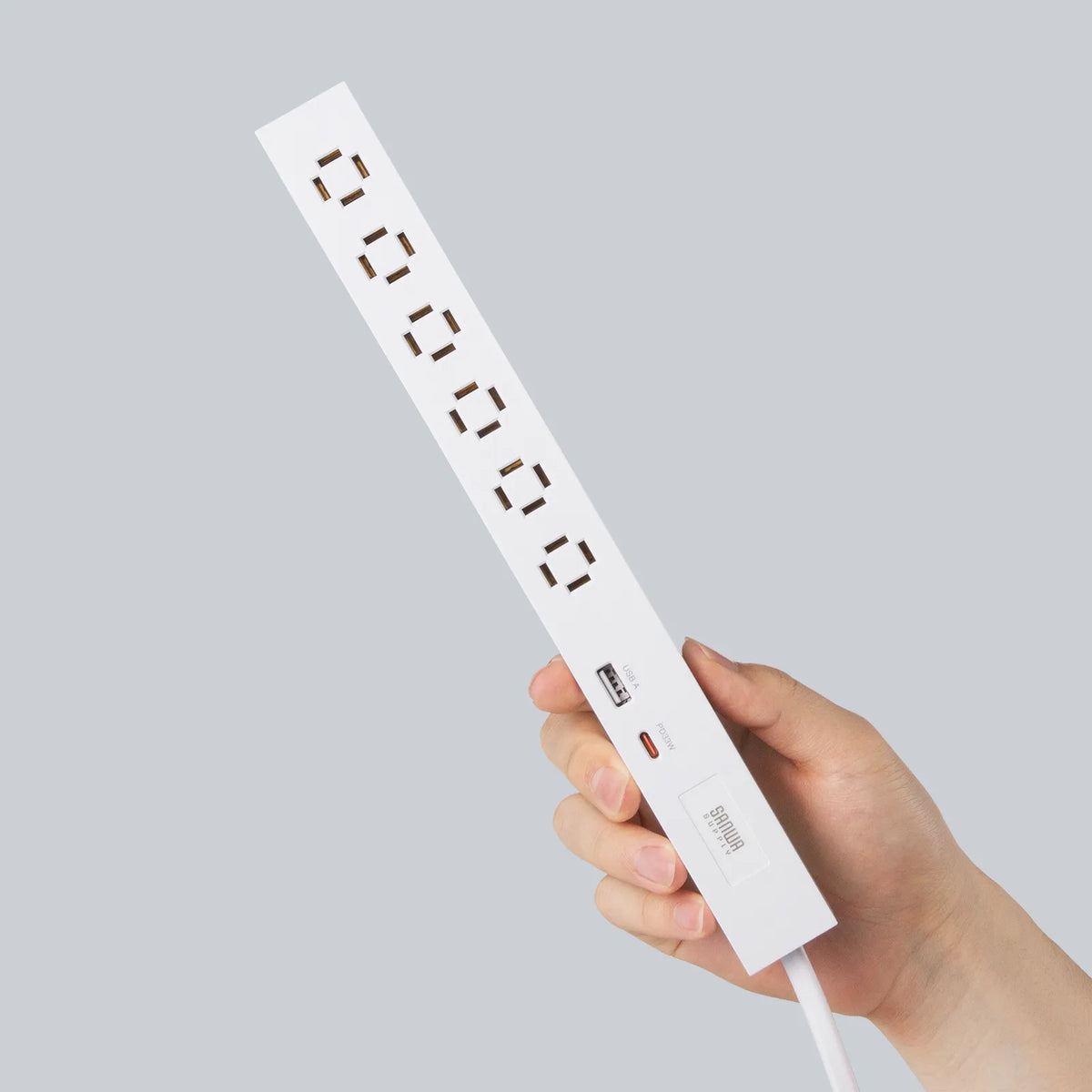 Slim Power Strip (6 AC outlets, A1 + C1, PD33W) TAP-SLIM6UC-15W