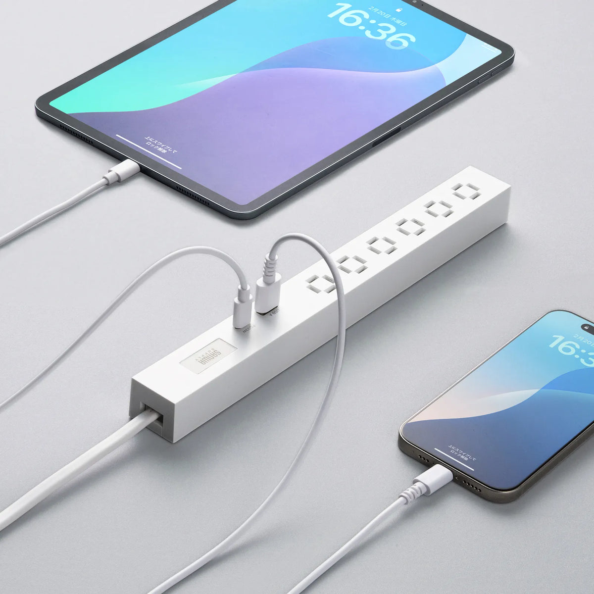 Slim Power Strip (6 AC outlets, A1 + C1, PD33W) TAP-SLIM6UC-15W