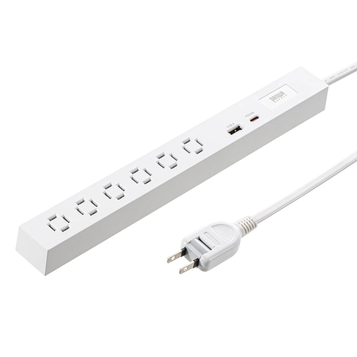Slim Power Strip (6 AC Outlets, A1 + C1, PD33W) TAP-SLIM6UC-3W