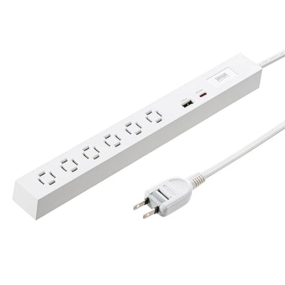 Slim Power Strip (6 AC Outlets, A1 + C1, PD33W) TAP-SLIM6UC-3W
