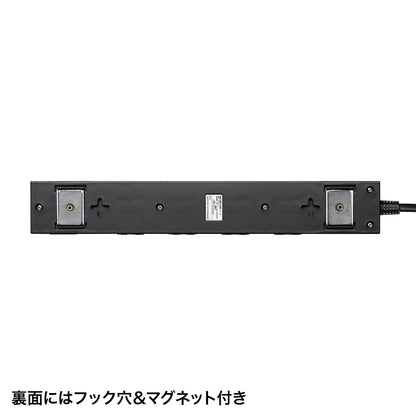 Surge protector power strip, 1m, black, TAP-SP2110N-1BK