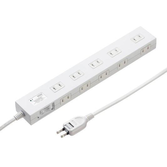Surge protector power strip, 1m, white, TAP-SP2110N-1W