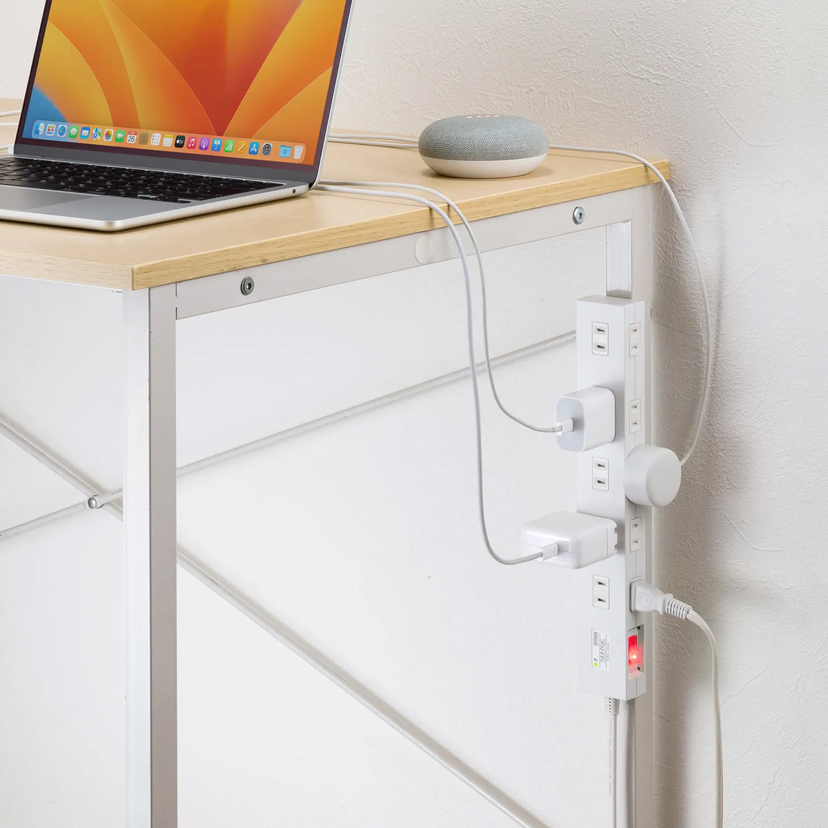 Surge protector power strip, 1m, white, TAP-SP2110N-1W