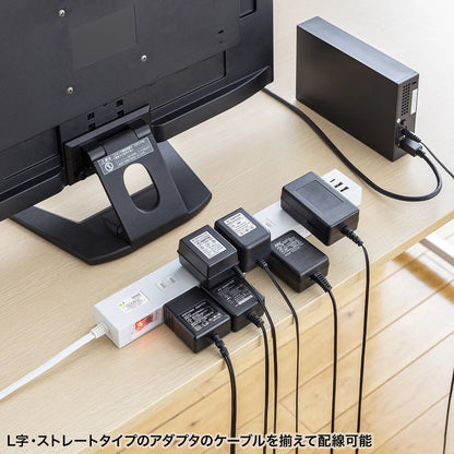 Surge protector with 10 outlets + USB-A + Type-C (PD20W) TAP-SP2110NUC-1W