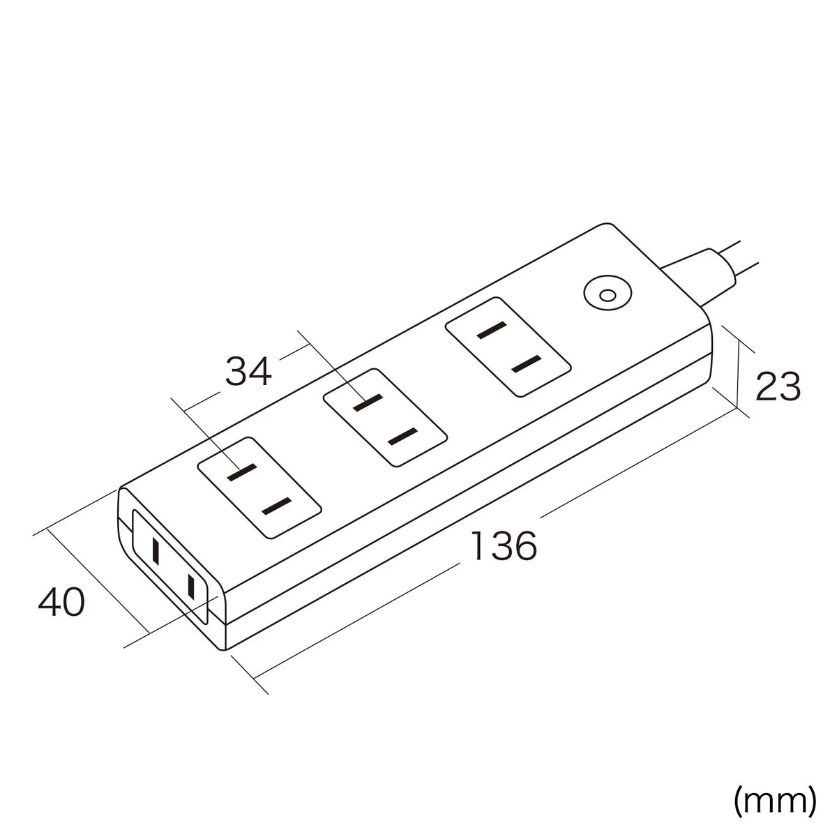 Surge protector power strip TAP-SP2114MG-1WN