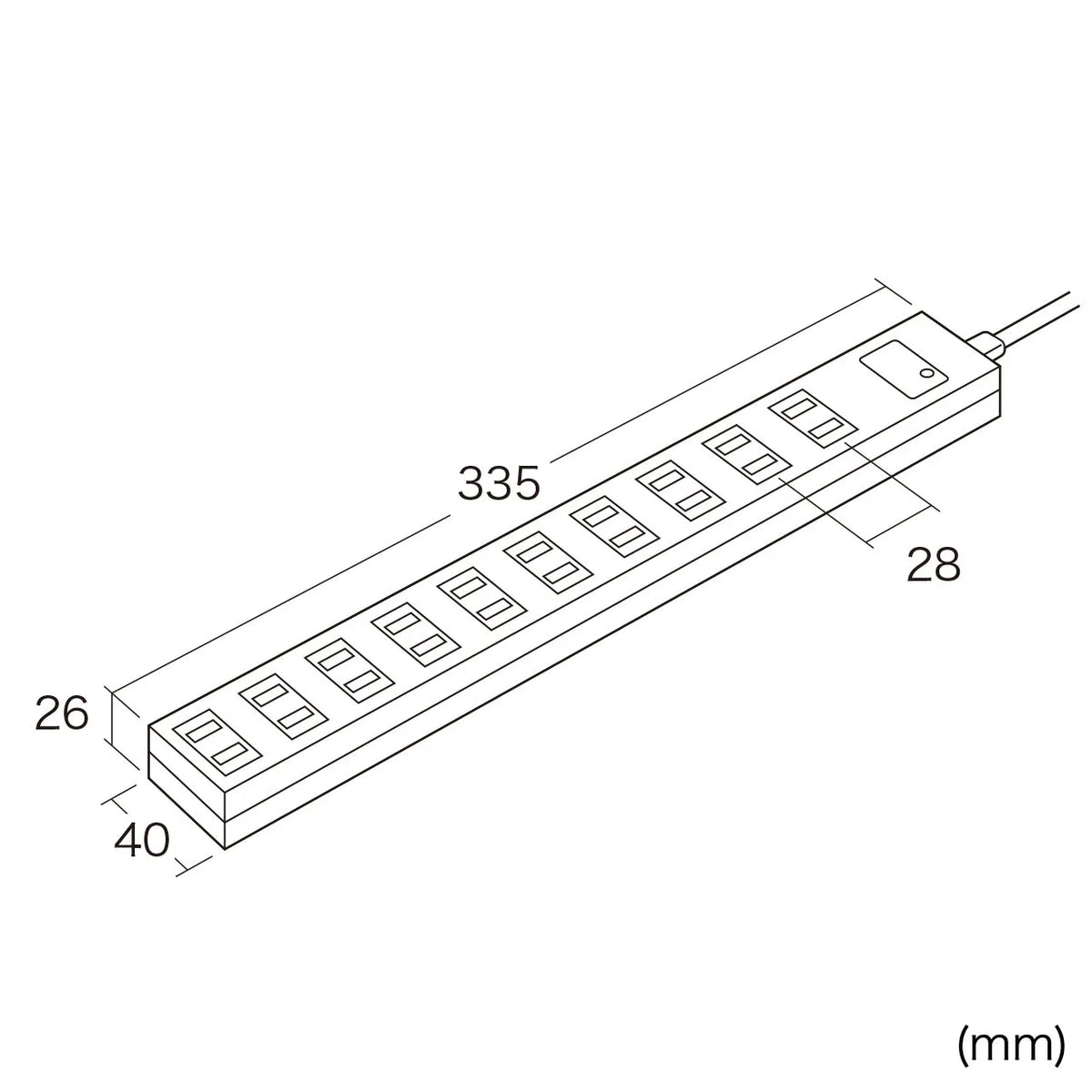 Surge protector tap TAP-SP217-1