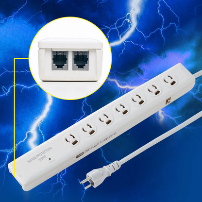 High-performance surge protector power strip TAP-SP312TEL