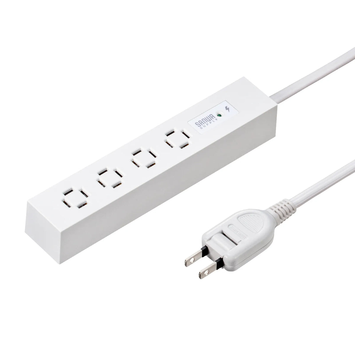 Slim Power Strip (4 AC Outlets, Magnetic, Surge Protector) TAP-SPSLIM4MG-2W