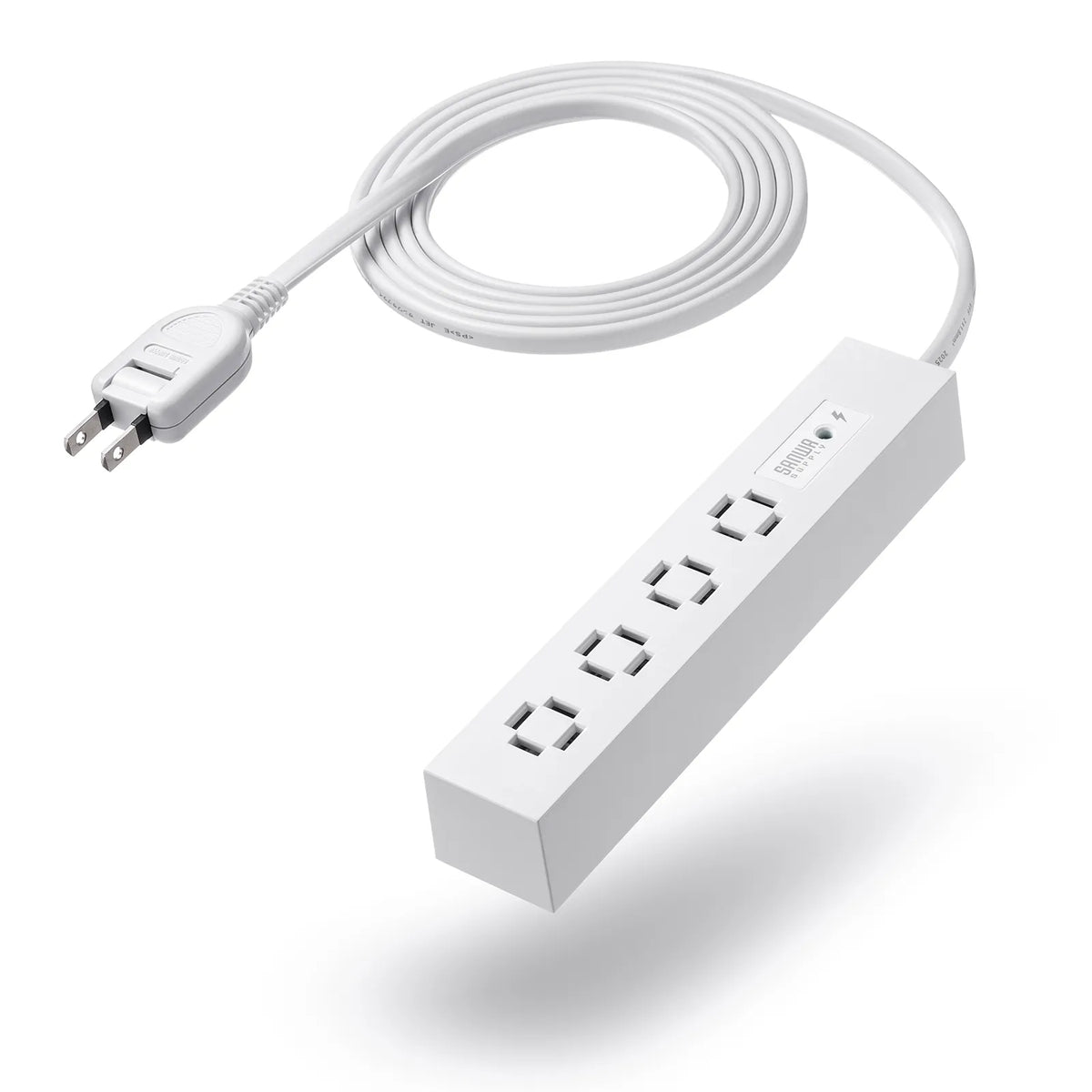 Slim Power Strip (4 AC Outlets, Magnetic, Surge Protector) TAP-SPSLIM4MG-2W