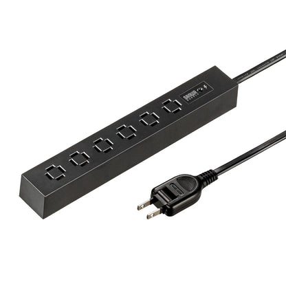 Slim Power Strip (6 AC Outlets, Magnetic, Surge Protector) TAP-SPSLIM6MG-2BK