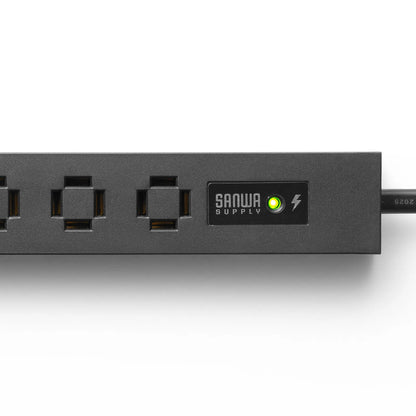 Slim Power Strip (6 AC Outlets, Magnetic, Surge Protector) TAP-SPSLIM6MG-2BK