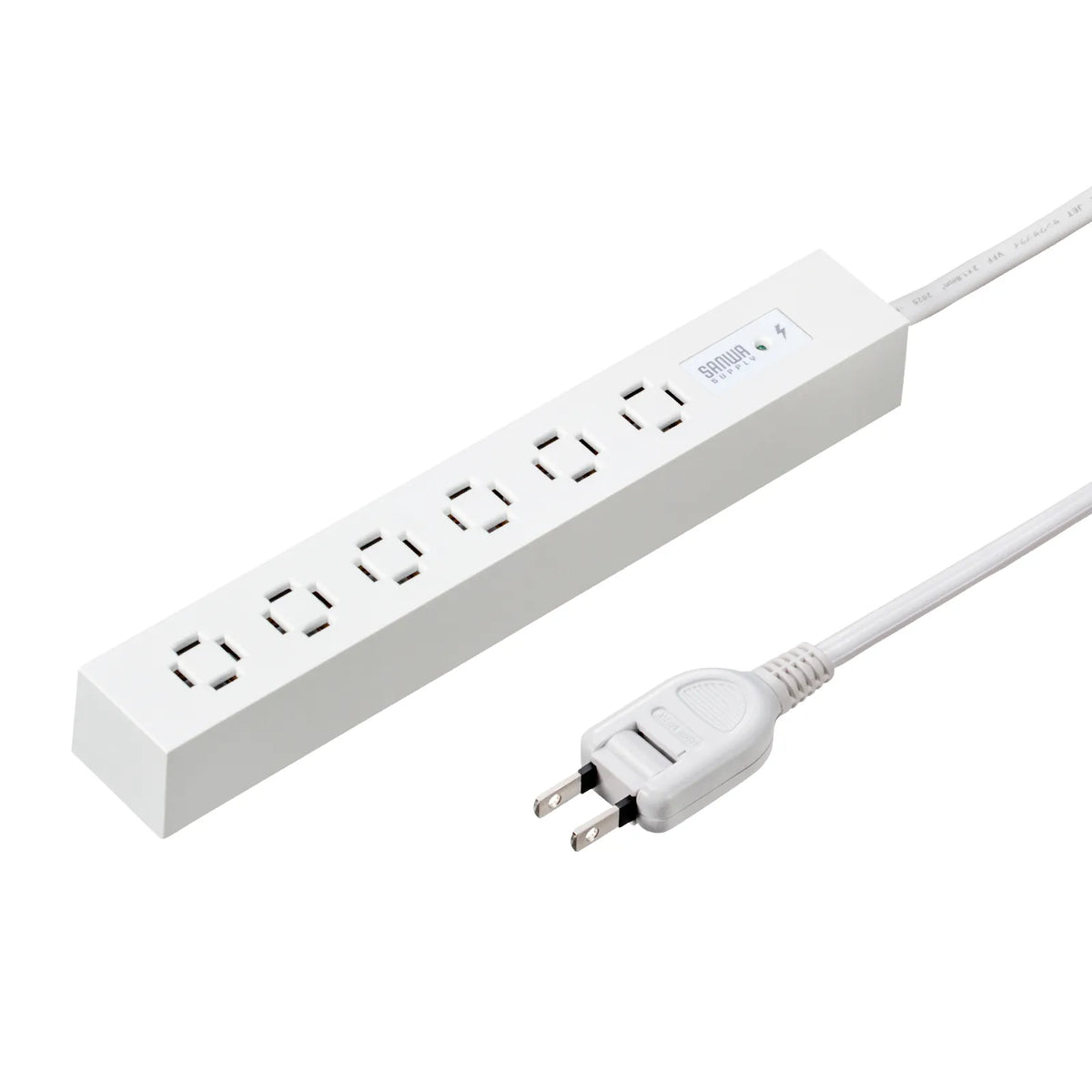 Slim Power Strip (6 AC Outlets, Magnetic, Surge Protector) TAP-SPSLIM6MG-2W
