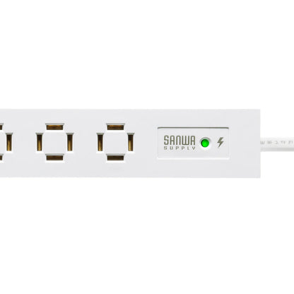 Slim Power Strip (8 AC Outlets, Magnetic, Surge Protector) TAP-SPSLIM8MG-2W