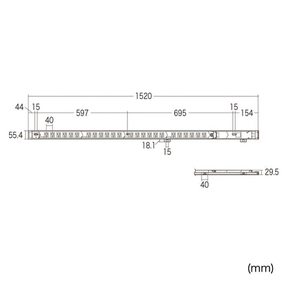 19-inch server rack power strip (20A) TAP-SV2024BN