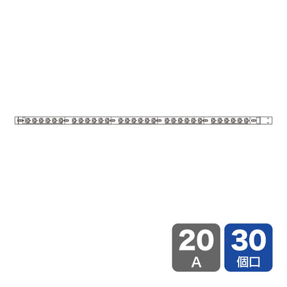 19-inch server rack power outlet, 200V (20A), TAP-SV22030