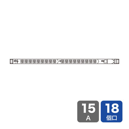 19-inch server rack power outlet (15A) TAP-SVSL1518