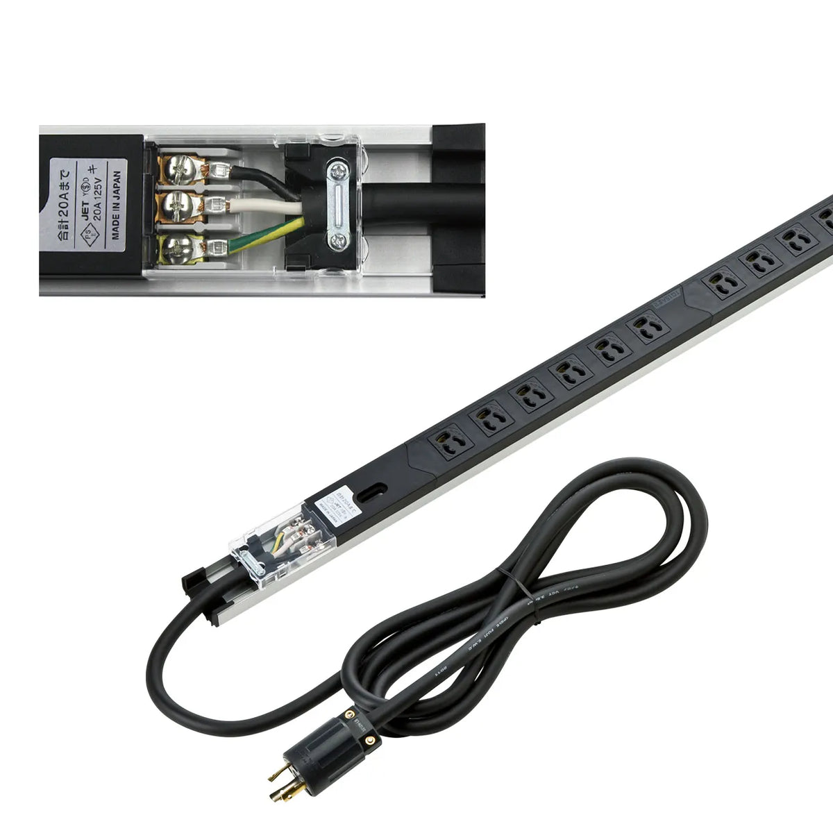 19-inch server rack power strip (20A) TAP-SVSL2012
