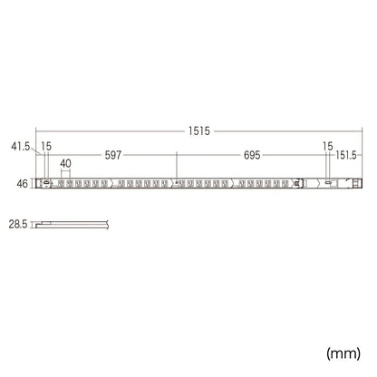 19インチサーバーラック用コンセント(20A) TAP-SVSL2024BN