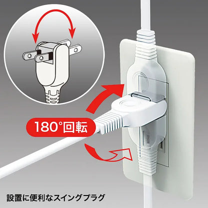 火災予防安全タップ TAP-TSH61SWN