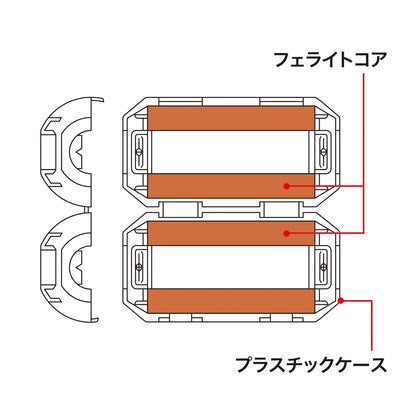 Ferrite core TEL-NF1N