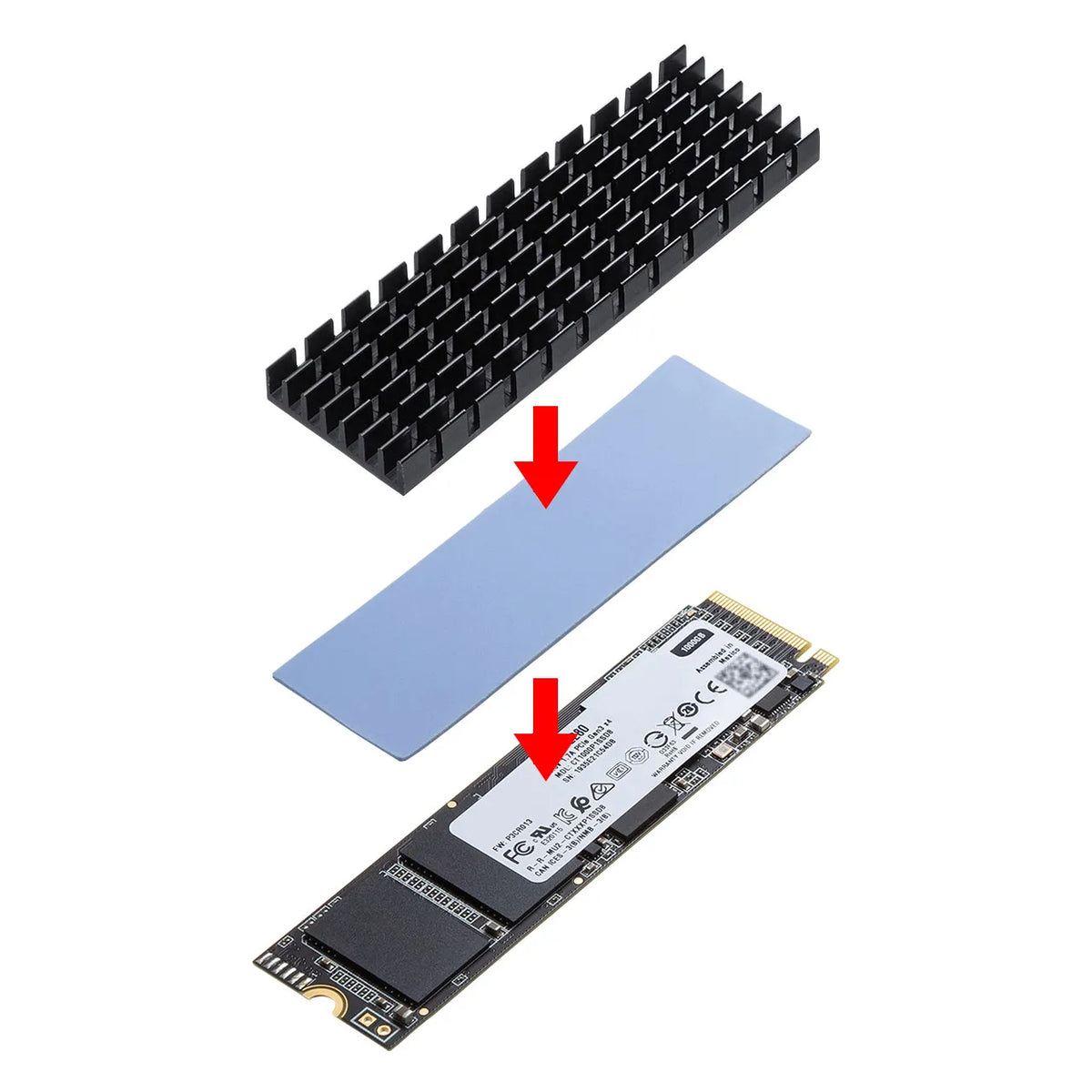 M.2 SSD用ヒートシンク TK-HM5BK