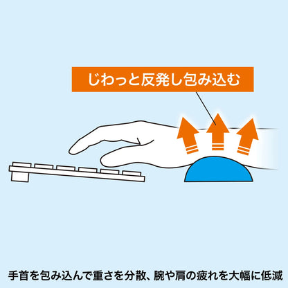 Keyboard wrist rest (black) TOK-MU3NBK2