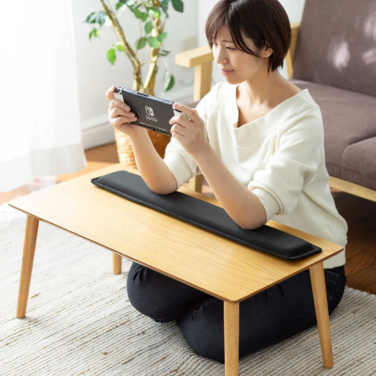 Extra-large low-rebound wrist rest TOK-MU4BK