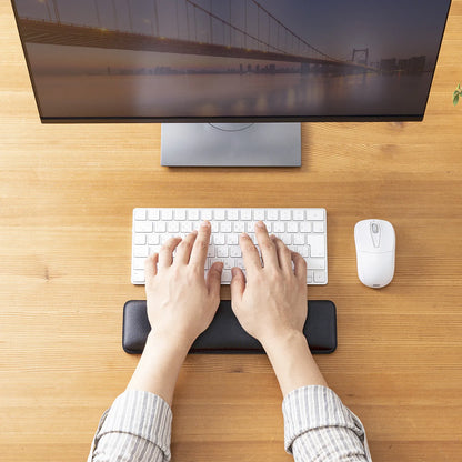Low-rebound wrist rest (antibacterial) TOK-MU6BK-M