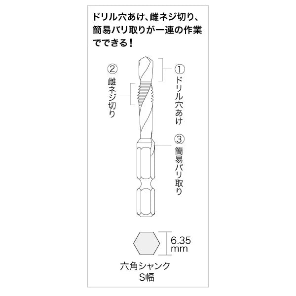 Tap & Drill TPD-T4RH
