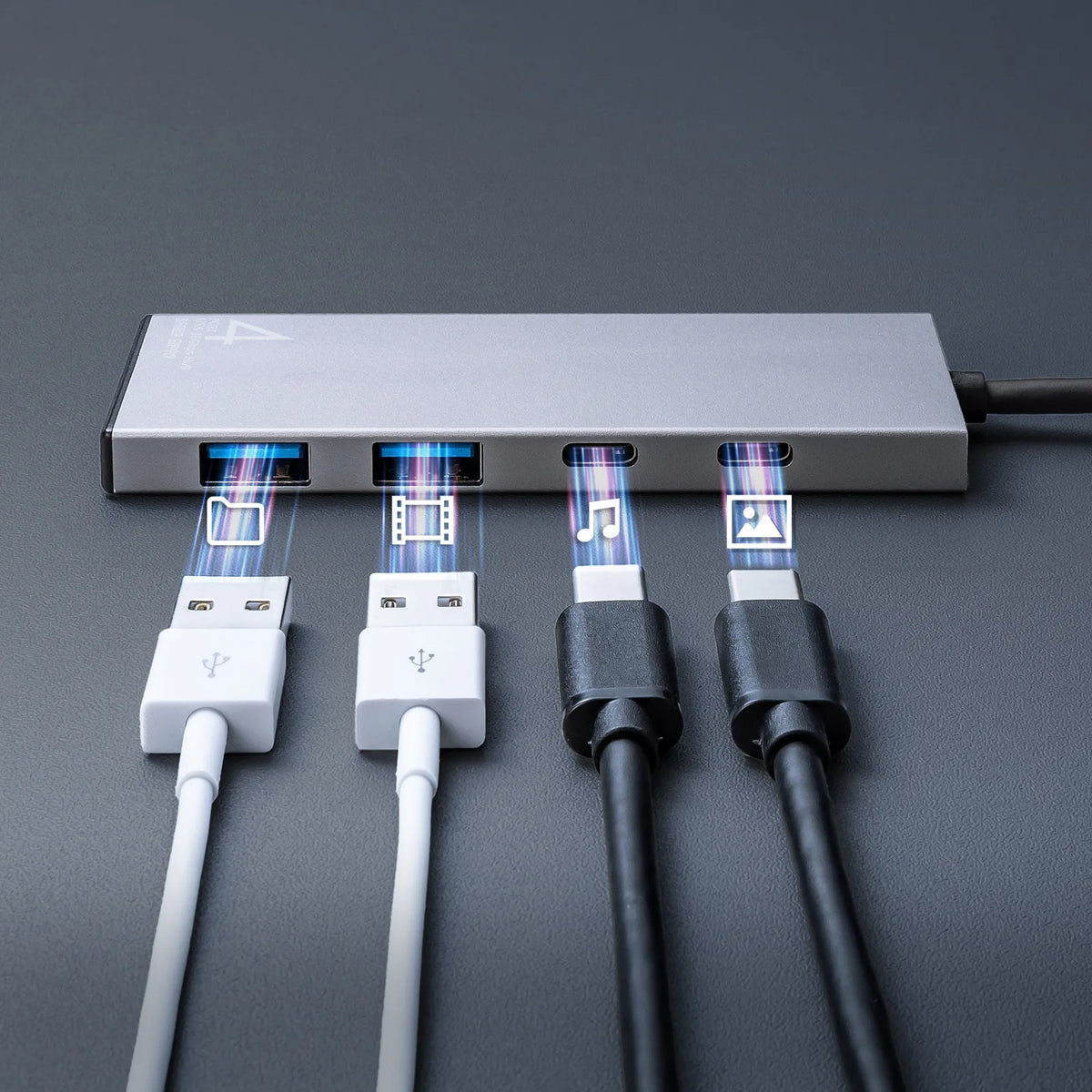 USB 10Gbps Type-C Hub (4 Ports) USB-10TC14SV