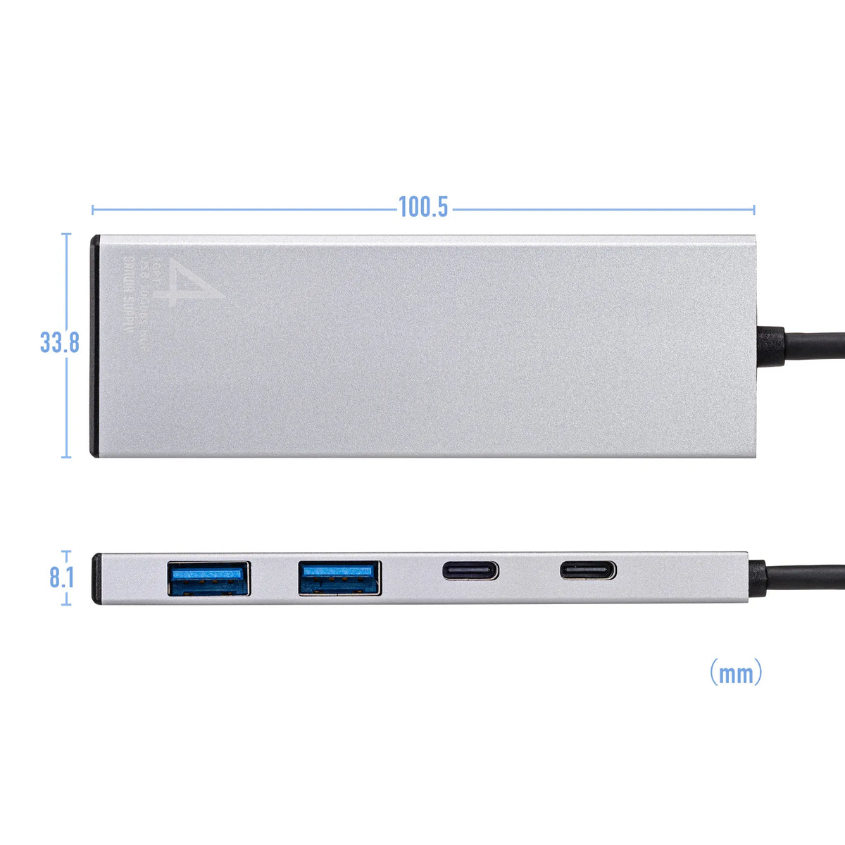 USB 10Gbps Type-C Hub (4 Ports) USB-10TC14SV