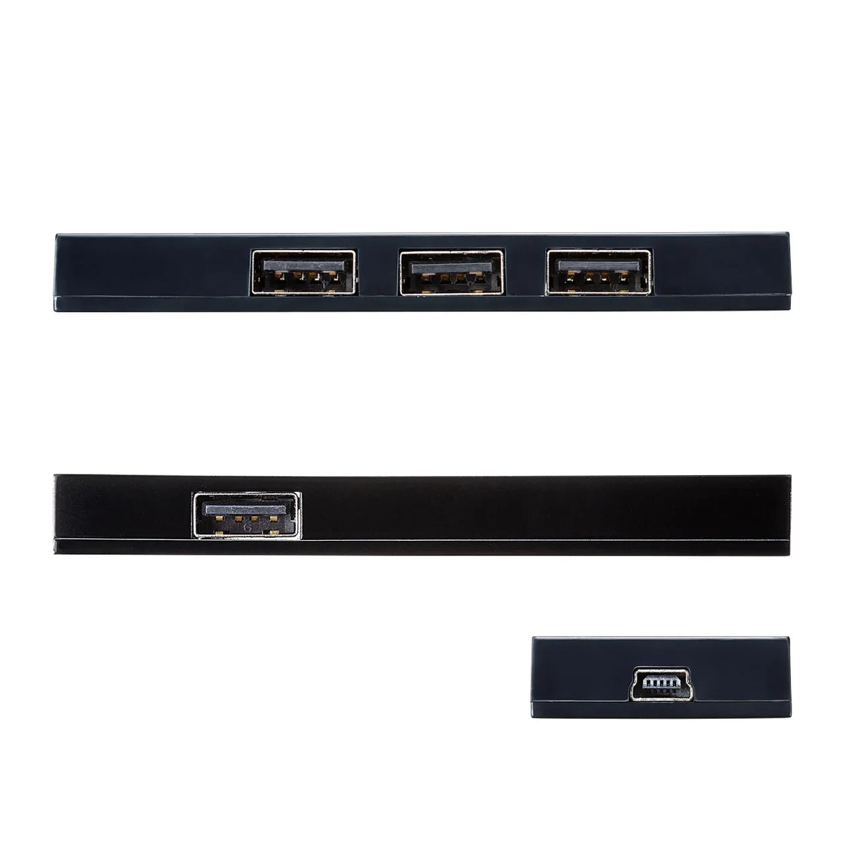 Magnetic Slim 4-Port USB 2.0 Hub USB-2H401BKN