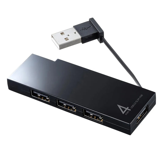 USB 2.0 Hub (4-port, Black) USB-2H416BK