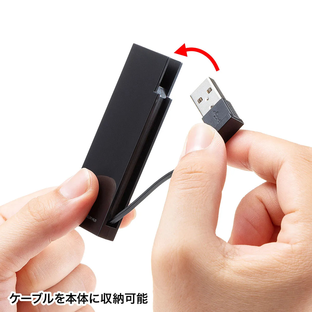 USB 2.0 Hub (4-port, Black) USB-2H416BK