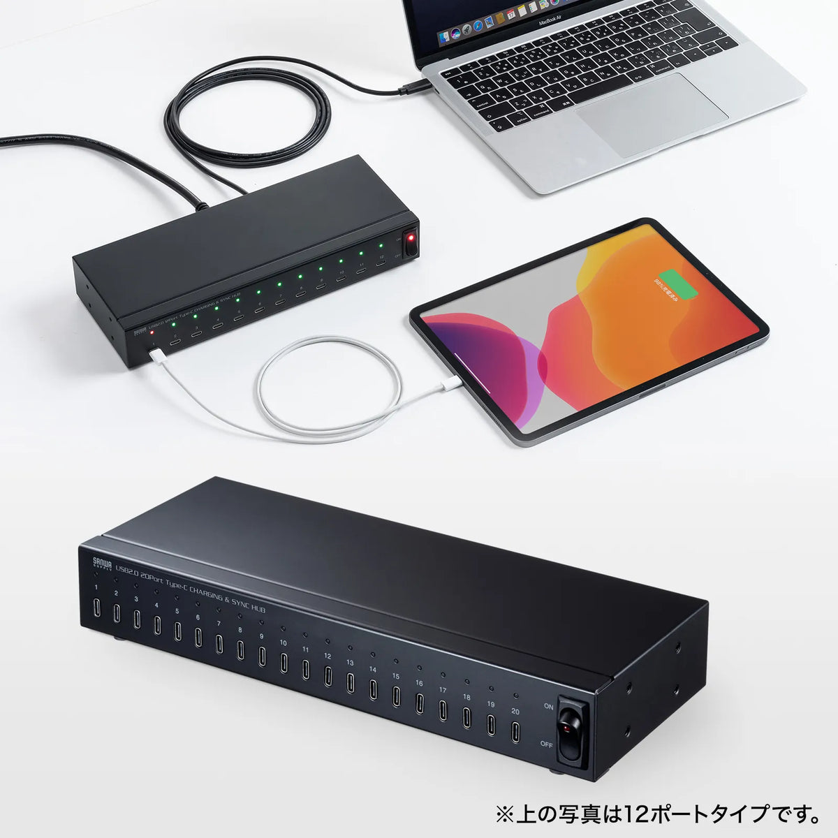 USB 2.0 Type-C 20-Port Hub USB-2THCS20N