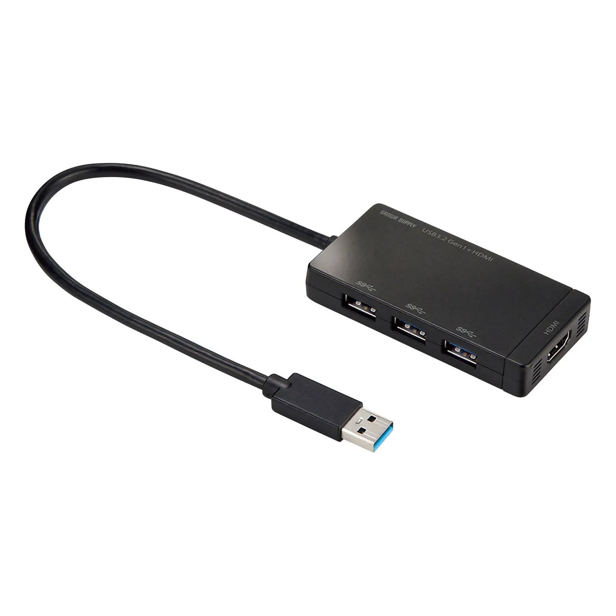 USB 3.2 Gen1 3-Port Hub with HDMI Port (USB-3H332BK)