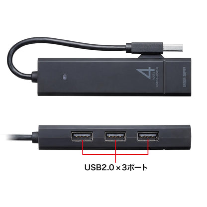 USB 3.1 Gen1 + USB 2.0 Combo Hub USB-3H421BK