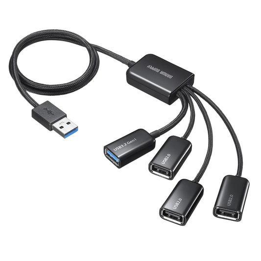 USB 3.2 Gen1 + USB 2.0 Combo Hub (4 Ports) USB-3H436BK