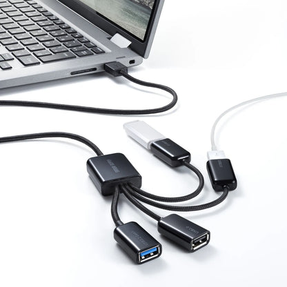 USB 3.2 Gen1 + USB 2.0 Combo Hub (4 Ports) USB-3H436BK