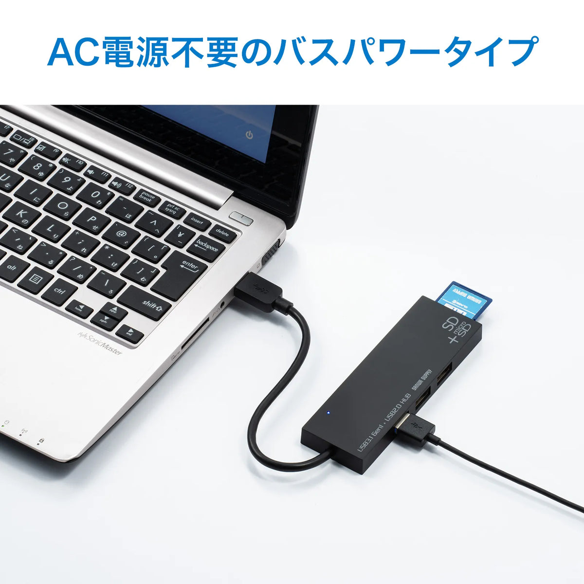 USB 3.1 + 2.0 Combo Hub with Card Reader USB-3HC316WN