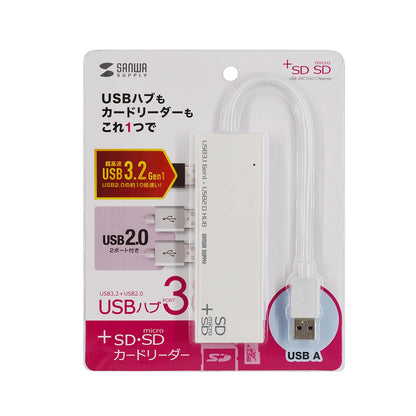USB 3.1 + 2.0 Combo Hub with Card Reader USB-3HC316WN
