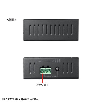 Industrial USB 5Gbps Hub (4 Ports) USB-3HFA04