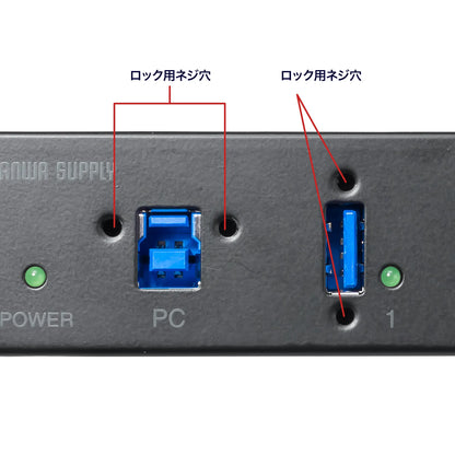 Industrial USB 5Gbps Hub (4 Ports) USB-3HFA04